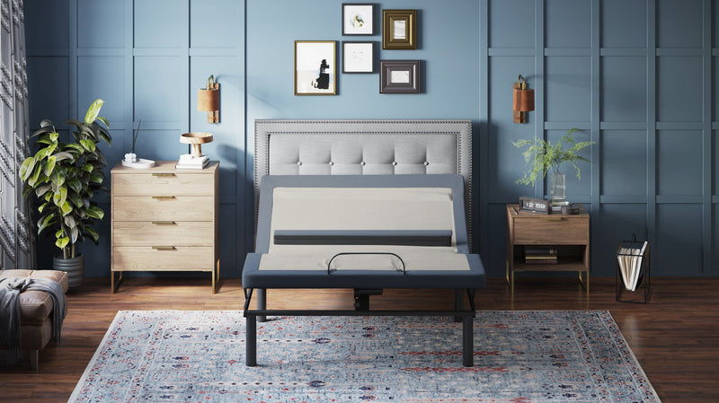 BT6500 Twin XL Adjustable Bed Base With Head/Foot Tilt and Lumbar Position Adjustment