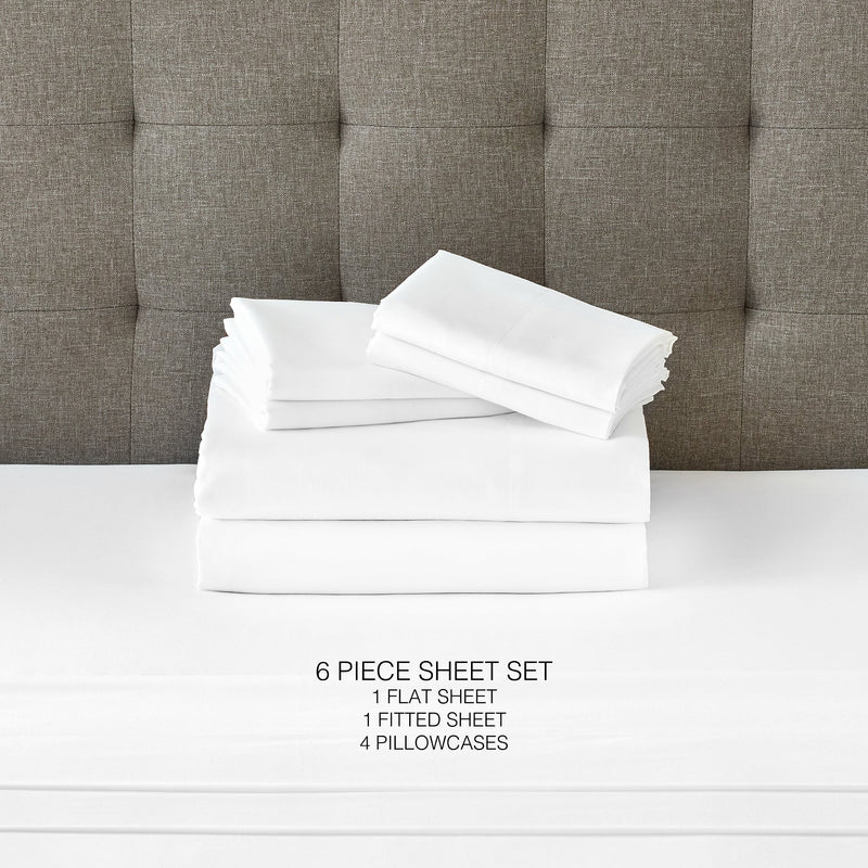 Restonic ComfortCare Hybrid Euro Top Mattress King Size with 12-Piece Bedding Set