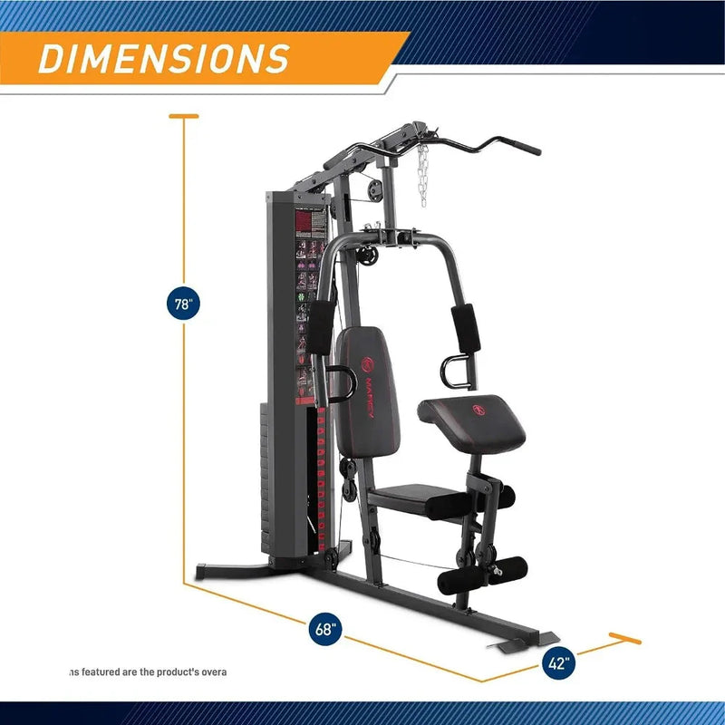 Compact Home Gym with Endless Exercise Possibilities