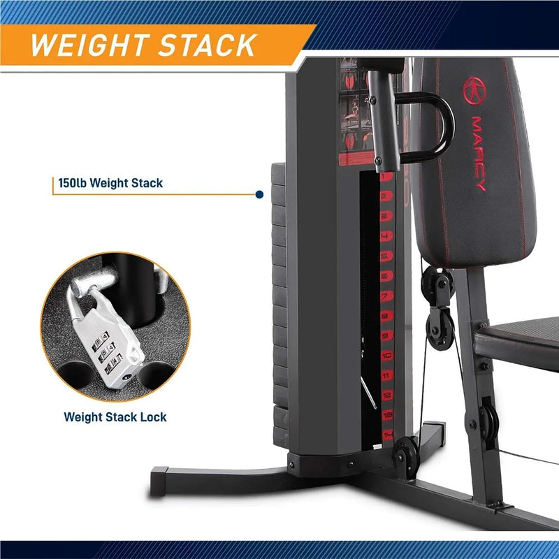 Compact Home Gym with Endless Exercise Possibilities