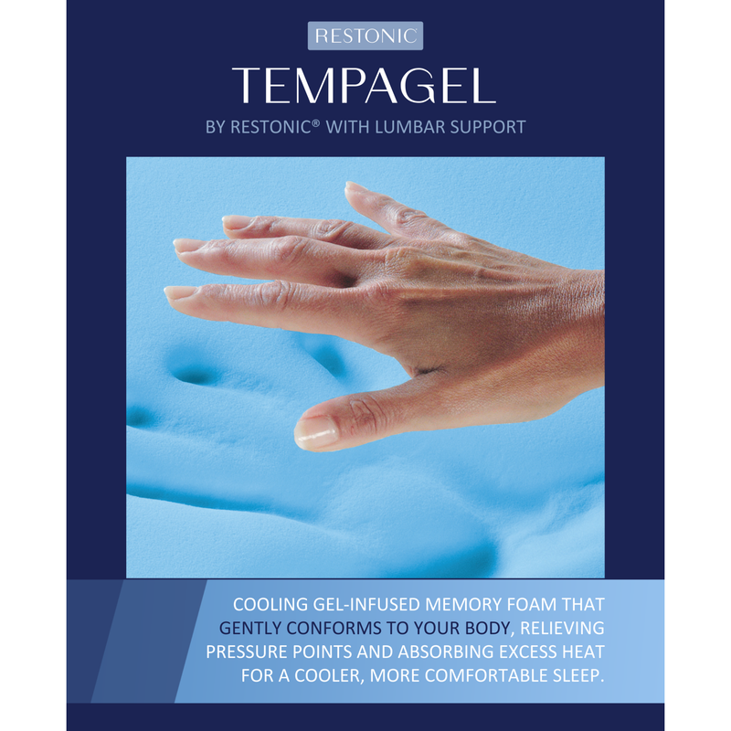 Restonic ComfortCare Hybrid Euro Top Mattress King Size with 12-Piece Bedding Set