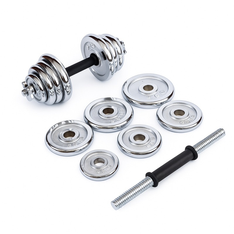 ChromeLux SpinLock Dumbbell Set